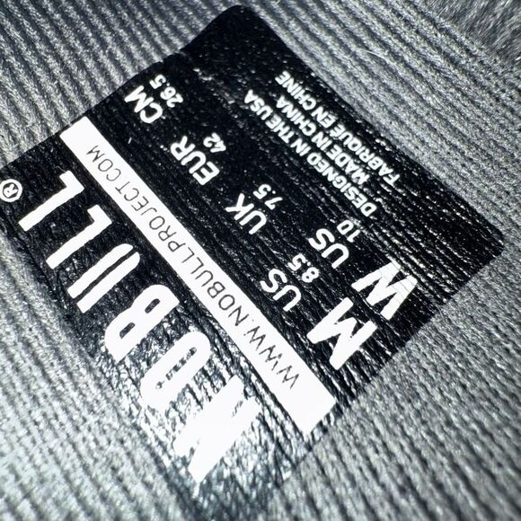 No Bull Men's 8.5 Women's 10 Dark Grey Gum Athletic Trainers Sneakers Lace - Picture 9 of 9